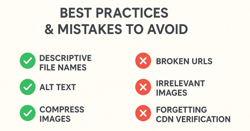 Boost your SEO with an image sitemap.